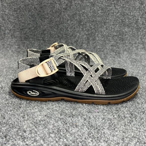 Chaco ZX/1 Classic Sandals Womens Size 9 Tan Black Athletic Outdoor Hiking Water - Picture 1 of 12